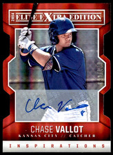 2014 Elite Extra Edition Inspirations Die-Cut Signatures /100 Chase Vallot Auto