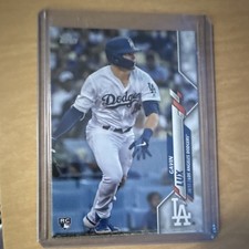 Topps 2020 #292 Gavin Lux Rookie RC Los Angeles Dodgers Baseball Card. rookie card picture