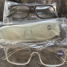 Reading Glasses 3 Pair 1.75 NIB