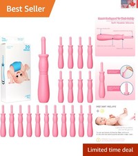Disposable Baby Gas Relief Tools - 20 Soft Silicone Solutions for Colic Ease