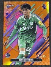 2025-26 TOPPS FINEST PREMIER LEAGUE SEUNG-SOO PARK Orange /15 RC RARE  #279 