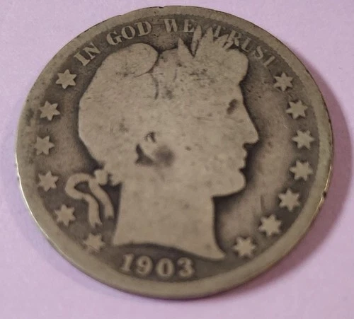1903 S Barber Half Dollar 90% Silver