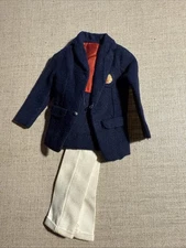 Vintage Ken Doll Victory Dance #1411 Blue Jacket / Blazer & White Slacks