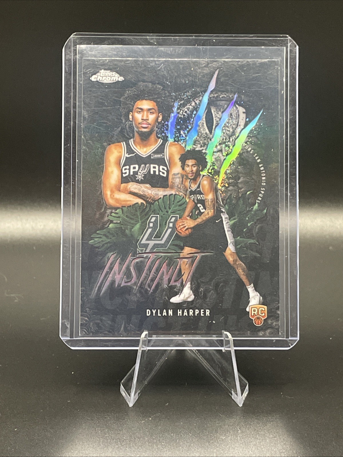DYLAN HARPER 2025-26 Topps Chrome Refractor RC Instinct #INS-12