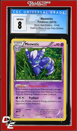 Meowstic graded CGC 8 for sale on eBay