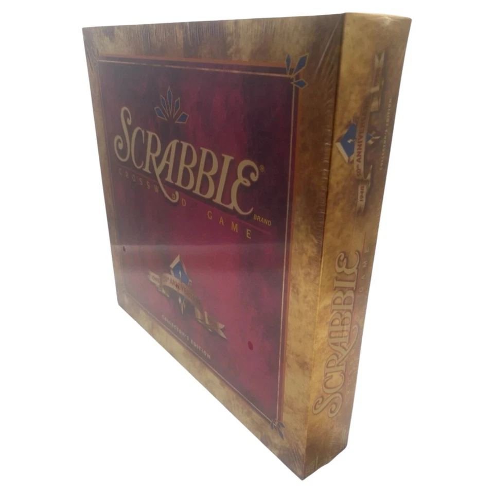 Scrabble 50th Anniversary Collector's Edition Hasbro Milton Bradley 1998 SEALED - Image 4 of 4