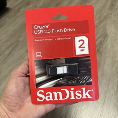 SanDisk Cruzer 2GB USB 2.0 Flash Drive: Model SDCZ36-002GB-A11 (Brand New)