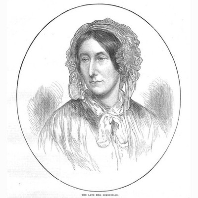 MARY SOMERVILLE Scottish Science Writer - Antique Print 1872
