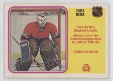 1982-83 O-Pee-Chee League Leaders Denis Herron #241 e6j