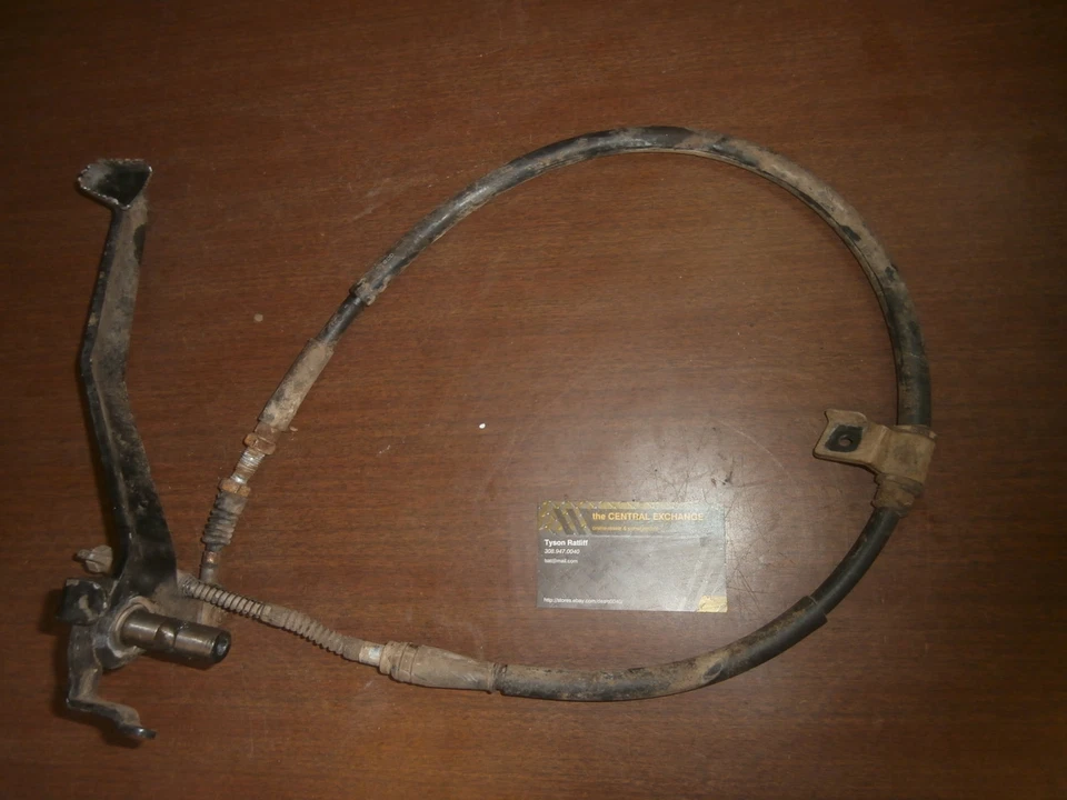 2012 12 Suzuki King Quad LTA 750 4x4 Alavanca de Freio Traseiro Pedal Step Peg OEM + Cabo - Imagem 2 de 4