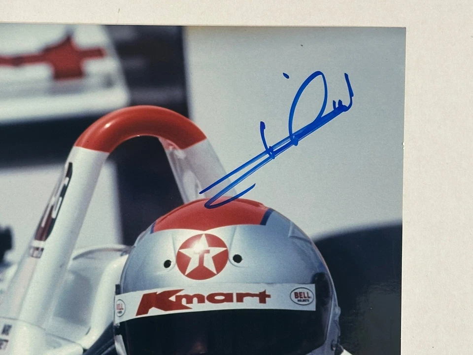 Foto firmada por Mario Andretti 8 x 10 Todd Mueller Autenticado Legendario Driver Foto 3 de 4