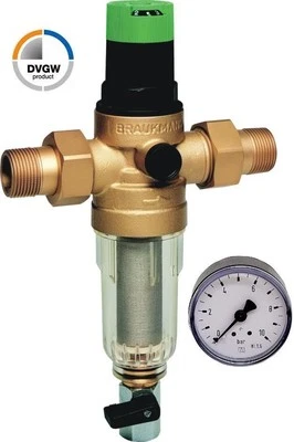 Honeywell Rückspülfilter Druckminderer MiniPlus FK06-1AA 1 Zoll, Manometer, DVGW