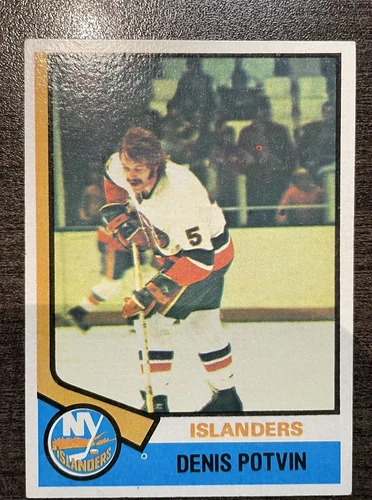 1974-75 Topps #195 Denis Potvin New York Islanders NM Near Mint RC Rookie
