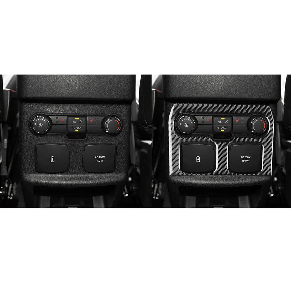 Крышка рамы задней панели управления автомобиля из углеродного волокна винил для Ford Explorer 13-18 1X - Изображение 4 из 4