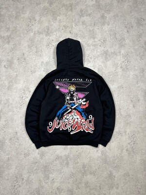 Juice Wrld Black Hoodie Legends Never Die Size S