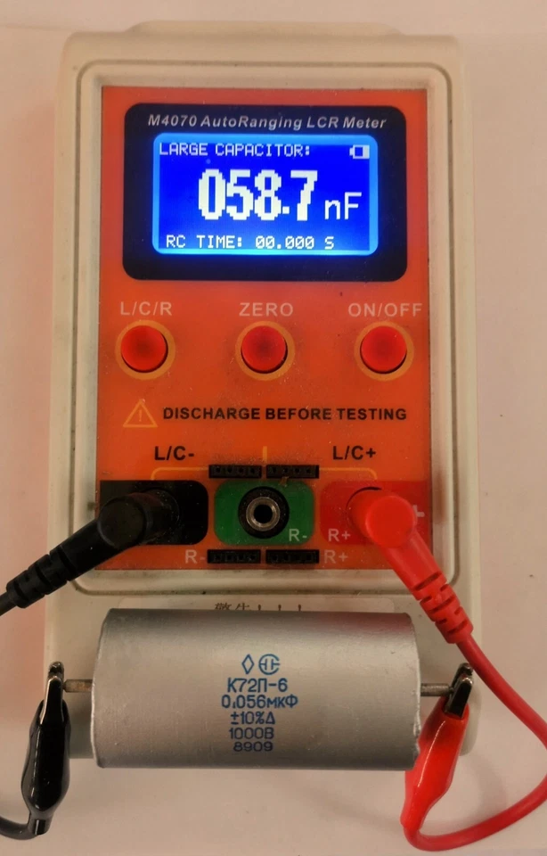 0.056uF 1000V K72P-6 К72П-6 Military PTFE teflon Film Capacitors Audio Hi End - Image 2 of 4