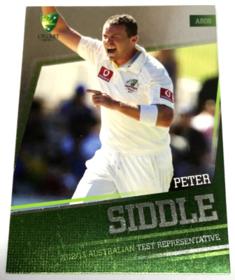 2012-13 SE BIG BASH CRICKET CARD AUST. REPRESENTIVE CARD AR8 PETER SIDDLE