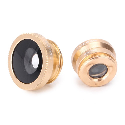 3 In 1 Fish Eye Wide Angle Macro Camera Clip-on Lens fit Universal Mobile Phone - 第 4/18 張圖片