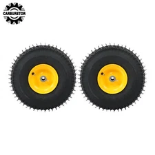 Replacement 15 x 6.00-6" Tires Assembly 464881 For John Deere Riding Mowers 2PCS