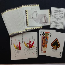 Vintage Redislip Playing Cards Hunt Transfer Company MCM Portland Seattle Retro