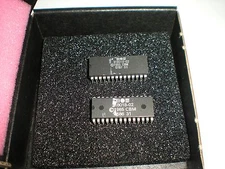 MOS Commodore 128 BASIC rom IC chip 318018-02 in blemished condition with spare.