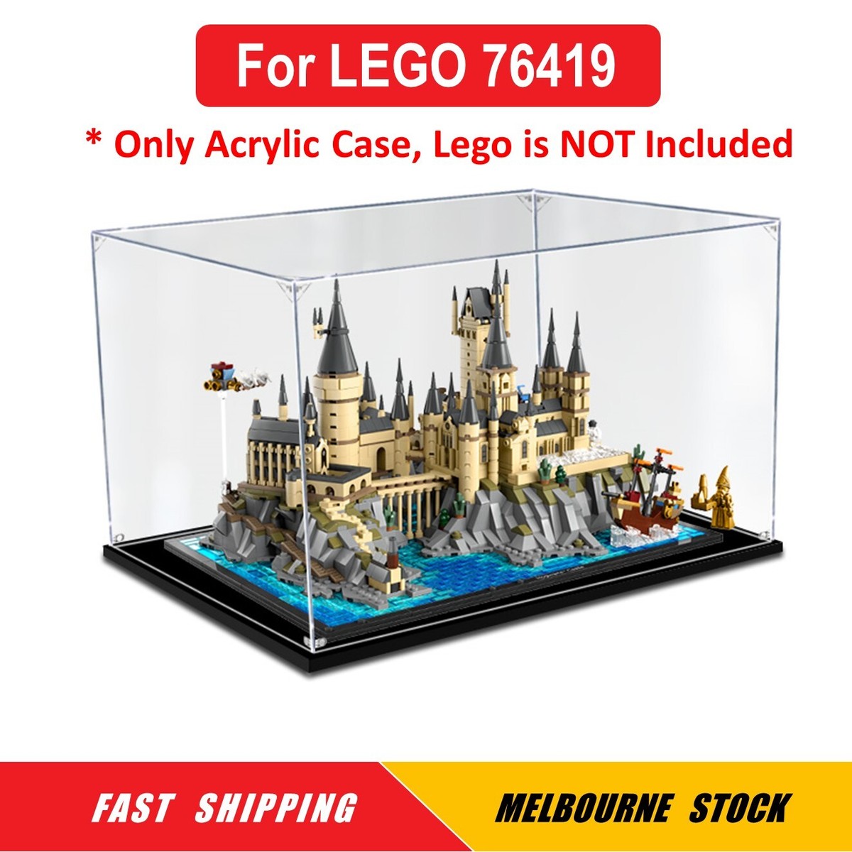 Display Case for LEGO 76419 Harry Potter Hogwarts Castle and