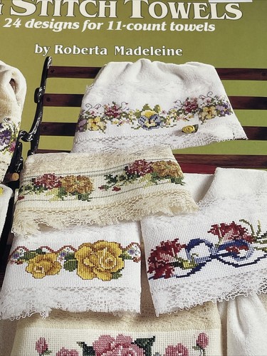 ASN Big Stitch Towels 24 Designs by Roberta Madeleine Cross Stitch Pattern - Picture 4 of 8