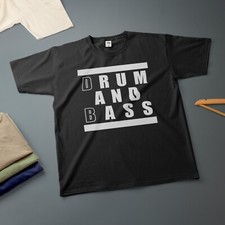 Drum and Bass Rum and Ass T-Shirt Various Sizes & Colours Funny Tee