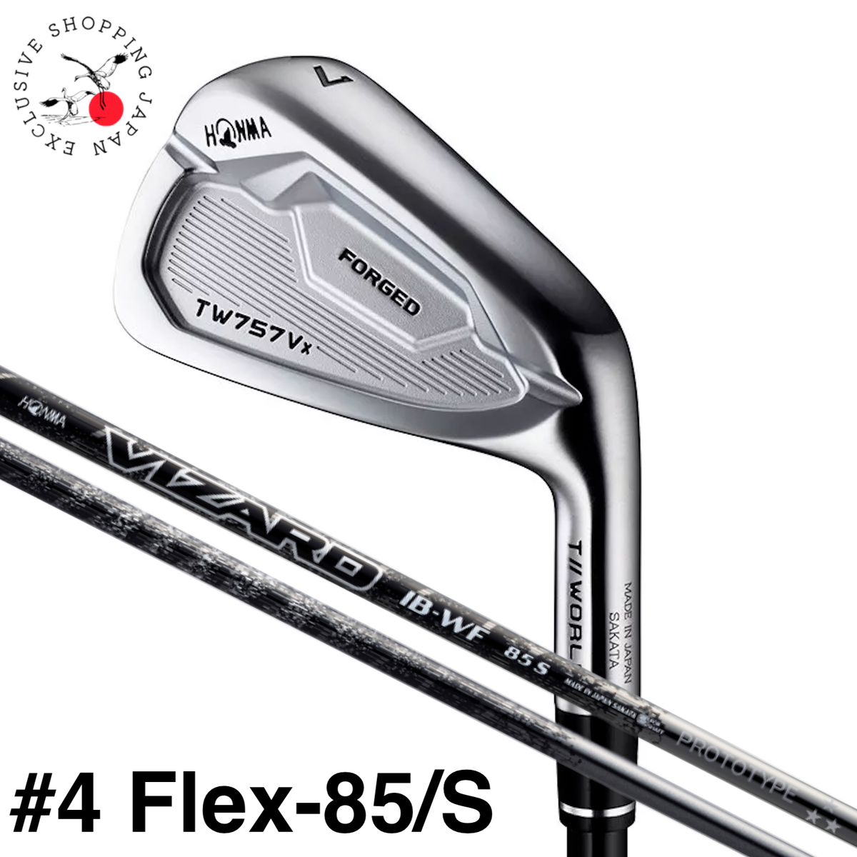 HONMA T World TW757Vx Iron 4 VIZARD IB-WF PROTOTYPE 85 Graphite