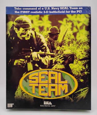 Seal Team - EA - 1993 - Vintage PC Floppy Disks in Box