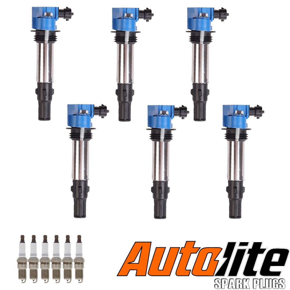 Performance Ignition Coil  Autolite Platinum Spark Plug for Cadillac CTS UF375