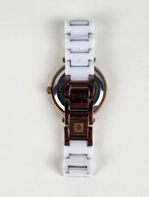 Anne Klein Rose Gold Tone Crystal Bezel Watch s-l400.jpg main image 3