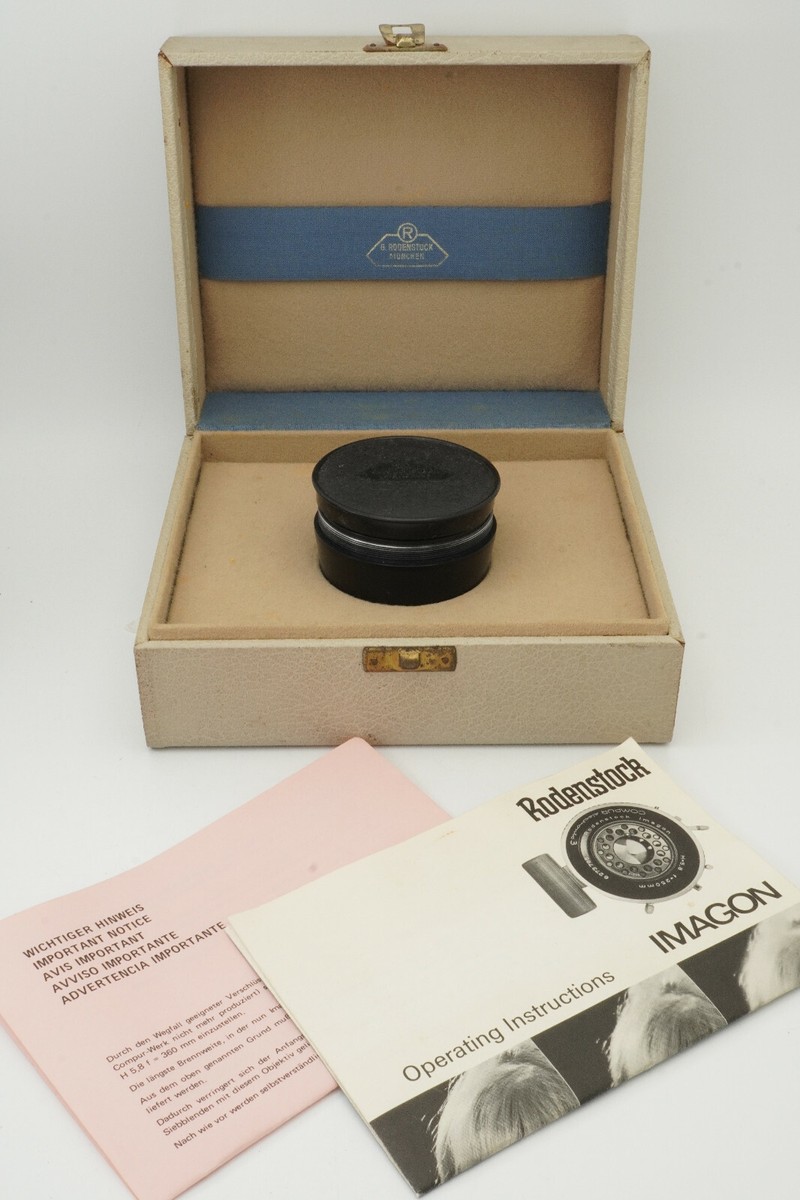 N.Mint in box] Rodenstock Imagon 200mm f5.8 soft focus lens