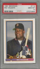 1991 Bowman Mo Vaughn PSA 10