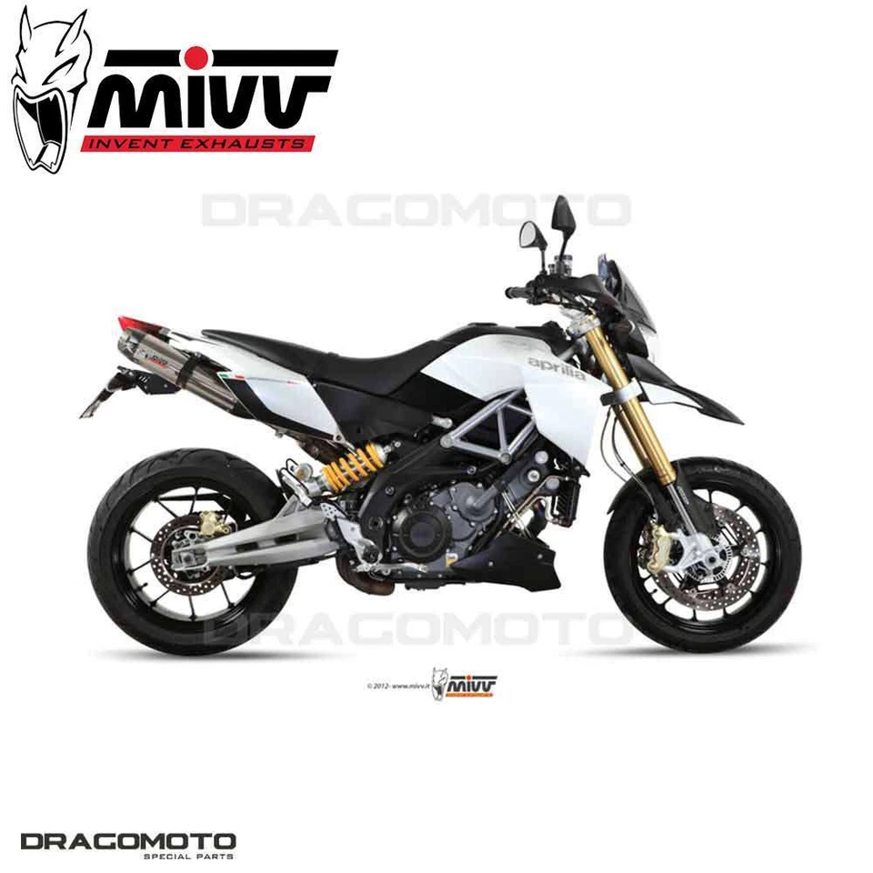 double échappement APRILIA DORSODURO 1200 2012 2013 MIVV Suono - Photo 3/4