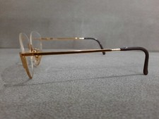 PALOMA PICASSO Cat Eye Vintage Eyeglasses Frames 3824 Gold  Havana 58-20