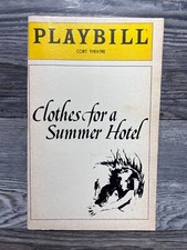 CLOTHES FOR A SUMMER HOTES, PLAYBILL, MARCH 1980, CORT THEATRE