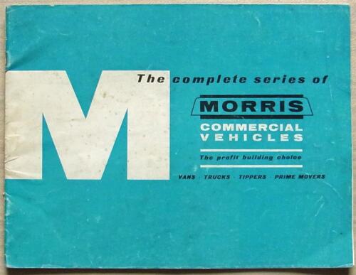 MORRIS COMMERCIAL Sales Brochure 1962-63 #62130 VANS Tippers TRUCKS Prime Movers - Afbeelding 1 van 7