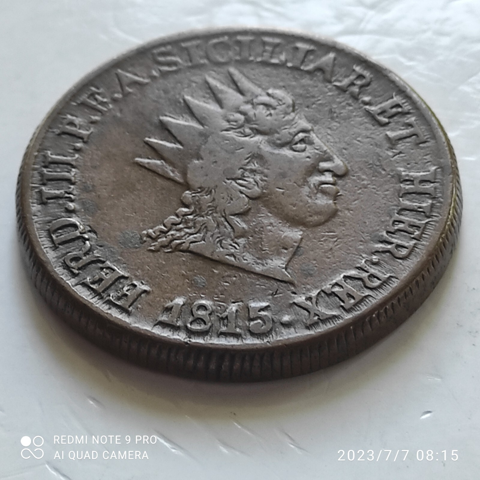 Sicily - 10 grains 1815 (BB)