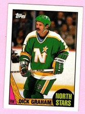 1987-8 Topps Dirk Graham #184 Minnesota North Stars