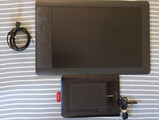 UNTESTED Lot of 2 Wacom tablets for parts Wacom Intuos PTH-850 + Bamboo CTH-460