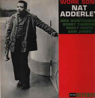 Nat Adderley Work Song INSERT JAPAN Riverside Records Vinyl LP