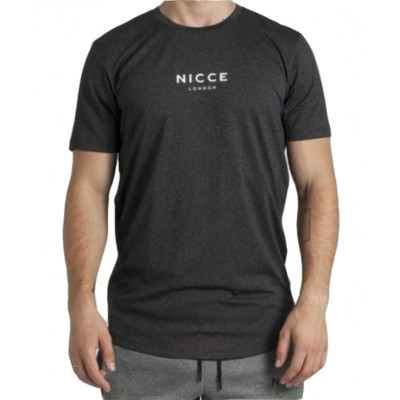Nicce Poly Tech T-Shirt Black Marl XS TD024 NN 07