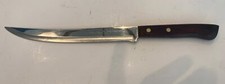 Vintage Ekco Flint Arrowhead Vanadium Carving Slicing Knife 9" Blade Made in USA