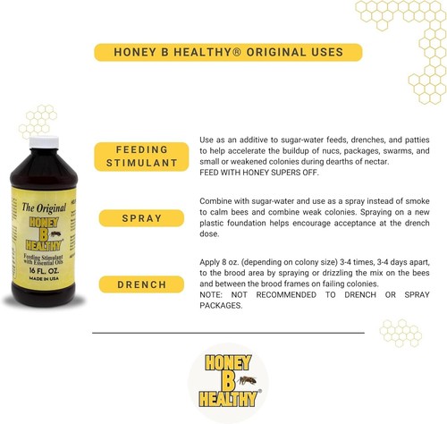 16 oz. Bee Feeding Stimulant with Essential Oils for Hive Health - Picture 7 of 8