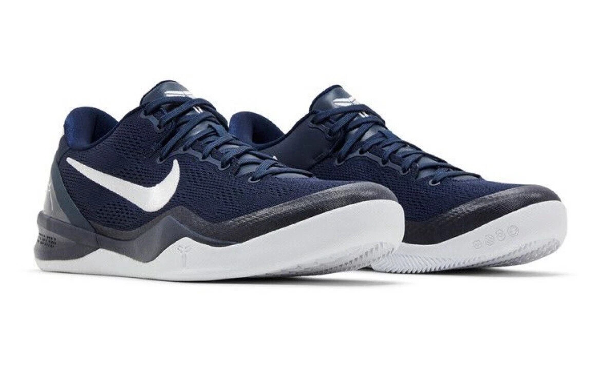 Men's Kobe 8 Protro College Navy Blue White Retro Size US 7-12 | eBay