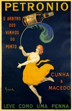 Petronio vintage italian wine ad poster repro 12x18