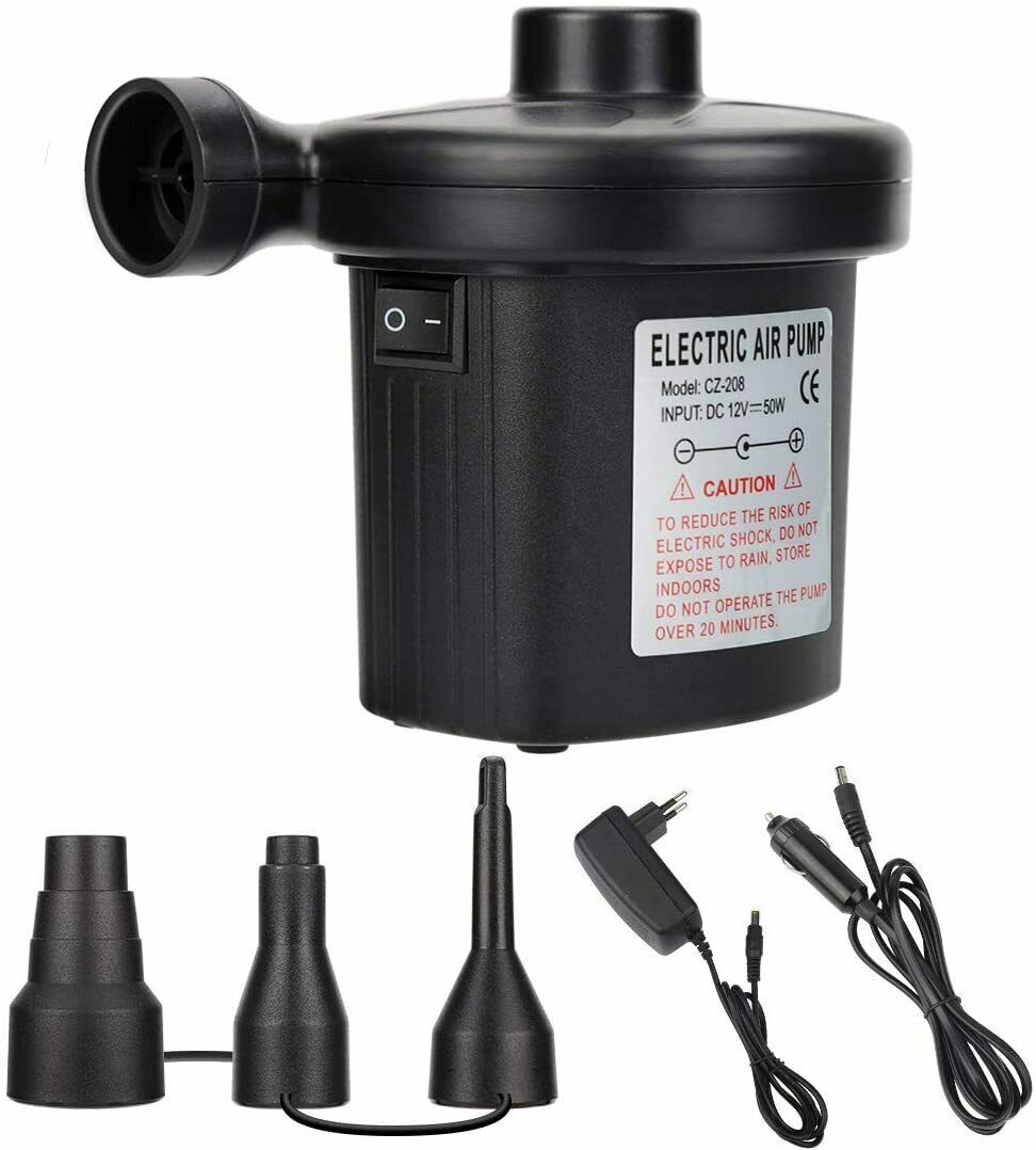 Bomba eléctrica, hinchador eléctrico para colchón inflable bomba
