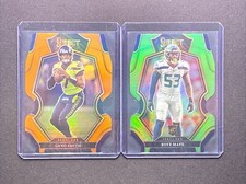 2022 Select Geno Smith 189 Orange /199 & Boye Mafe RC 191 Neon Green /299 Lot(2)