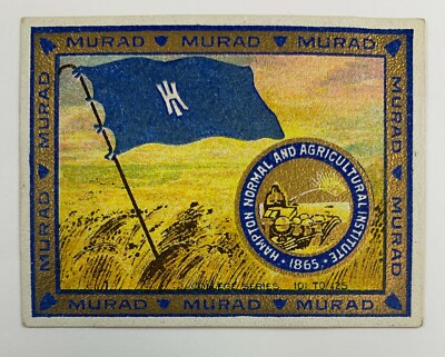 1910 T51 Murad College Sports #110 Hampton Normal and Agriculture 124E